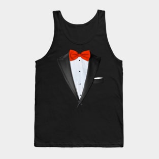 Realistic Tuxedo T-shirt Costume Graphic Tank Top